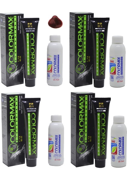 8.66 Nar Kızılı - Oksidan Krem 90 ml 4'lü