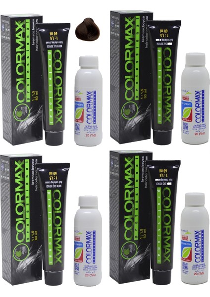 4.7 Kahve Karamel - Oksidan Krem 90 ml 4'lü