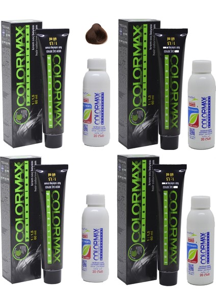 7.35 Kumral Dore Akaju - Oksidan Krem 90 ml 4'lü