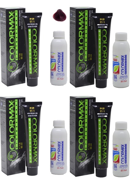 5.20 Mor Menekşe - Oksidan Krem 90 ml 4'lü