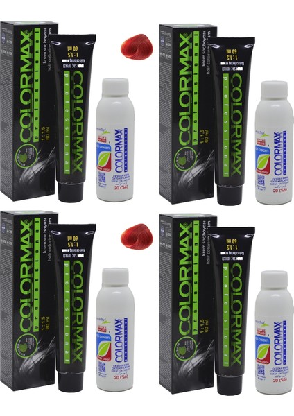 066 Kırmızı Mix - Oksidan Krem 90 ml 4'lü