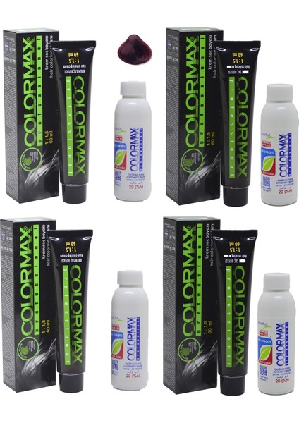 4.62 Kestane Kızıl Irise - Oksidan Krem 90 ml 4'lü