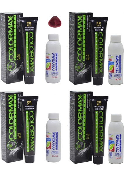 7.66 Yoğun Kızıl - Oksidan Krem 90 ml 4'lü