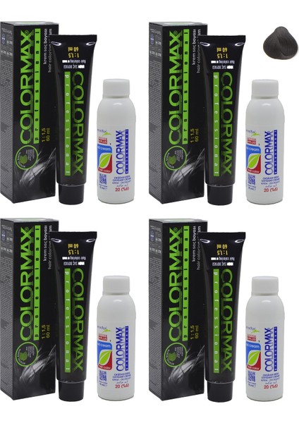 5 Açık Kestane - Oksidan Krem 90 ml 4'lü