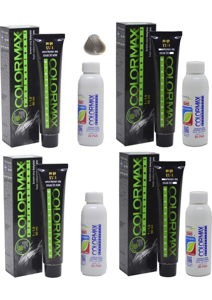 8.1 Açık Küllü Kumral - Oksidan Krem 90 ml 4'lü