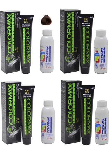 5.35 Ceviz Ağacı Kahvesi - Oksidan Krem 90 ml 4'lü