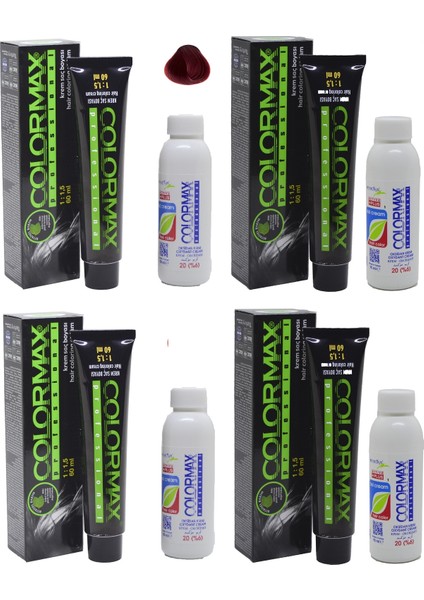 4.66 Yakut Kızılı - Oksidan Krem 90 ml 4'lü