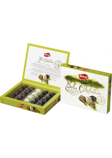 Bolu Çikolatası Bol Antep Fıstıklı 160 gr
