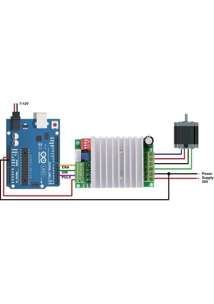 TB6600 4.5A Step Motor Sürücü V1.2
