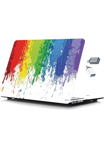 Macbook Pro Kılıf 13inç M1-M2 A1706 A1708 A1989 A2159 A2251 A2289 A2338 ile Uyumlu Paint01NL