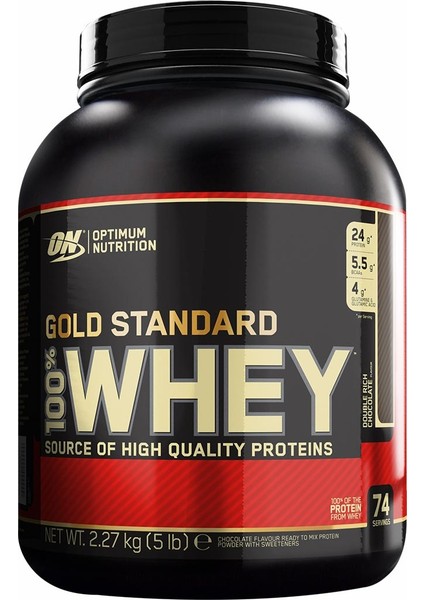 Optimum Nutrition Gold Standard Whey Protein Tozu 2273 gr Çilek Aromalı