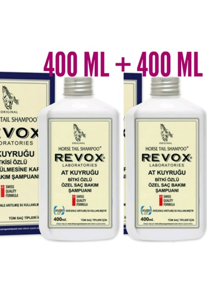 At Kuyruğu Şampuanı 400 ml x 2 Adet