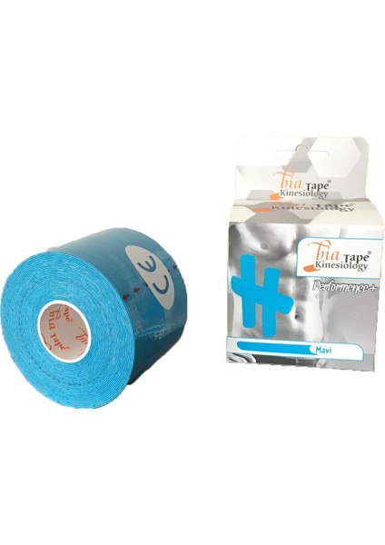 Bia Tape Kinesio Sporcu Bandı 5 cm x 5 M Mavi