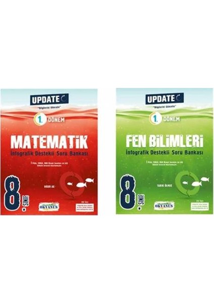 8. Sınıf 1.dönem Update Infografik Matematik ve Fen Soru Bankası Seti
