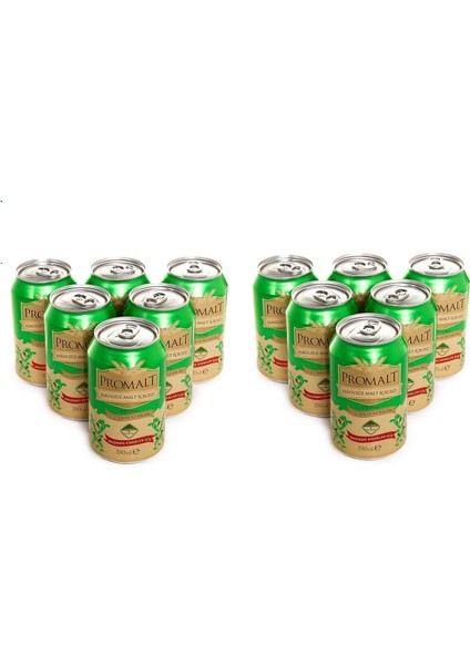 Alkolsüz Malt İçecek Stevyalı 12'li Set Anne Sütünü Artırıcı 330 ml