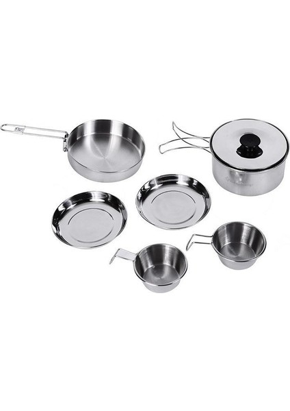 Kingcamp Backpacker Iii Silver Yemek Set (2 Kisi)