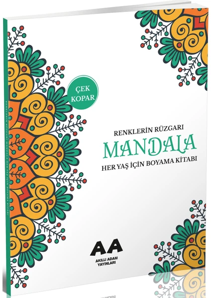 Mandala Renklerin Rüzgarı - Her Yaş Için Boyama Kitabı