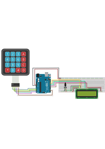 Arduino Keypad Ile Hesap Makinesi Projesi