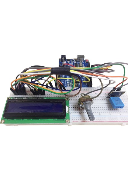 Arduino DHT11 ve LCD Ekran ile Sıcaklık ve Nem Projesi