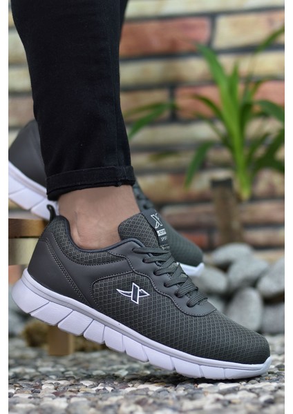 Füme Beyaz Unisex Sneaker 0012065