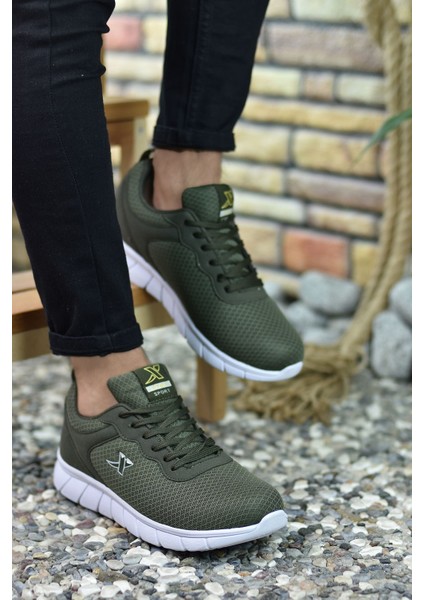 Haki Beyaz Unisex Sneaker 0012065