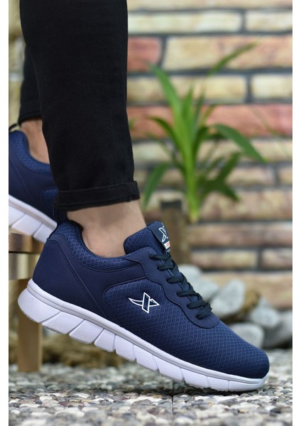 Lacivert Beyaz Unisex Sneaker 0012065