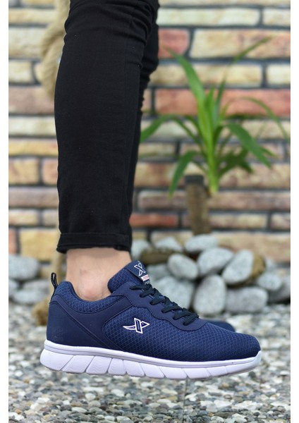 Lacivert Beyaz Unisex Sneaker 0012065 fırsatları
