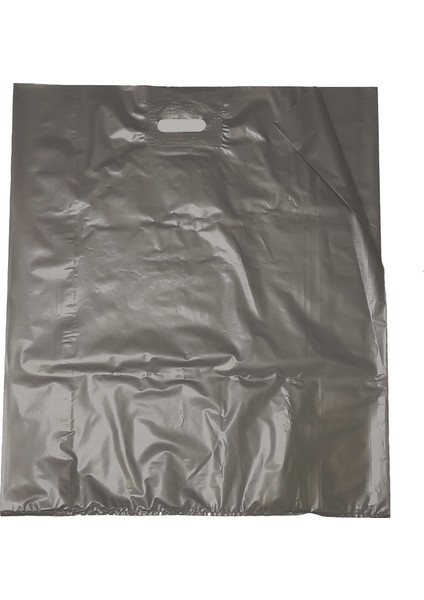 Mağaza ve Perakende İçin Çok Amaçlı Takviyeli Poşet Gümüş 10'lu