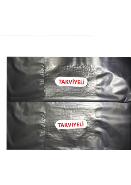 Mağaza ve Perakende İçin Çok Amaçlı Takviyeli Poşet Gümüş 10'lu modelleri