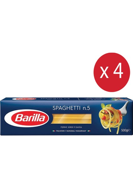 Spagetti Makarna 4'lü Paket