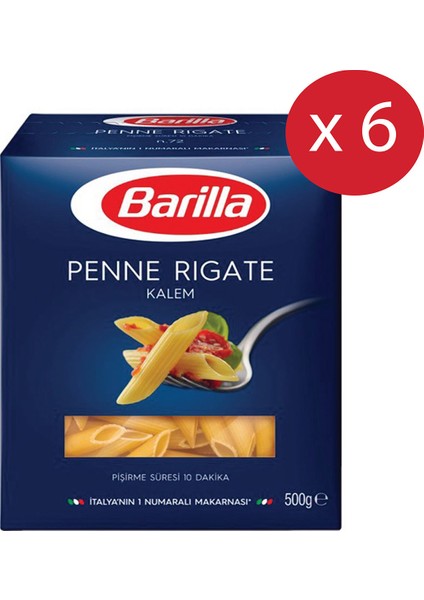 Penne Kalem Makarna 6'li Paket