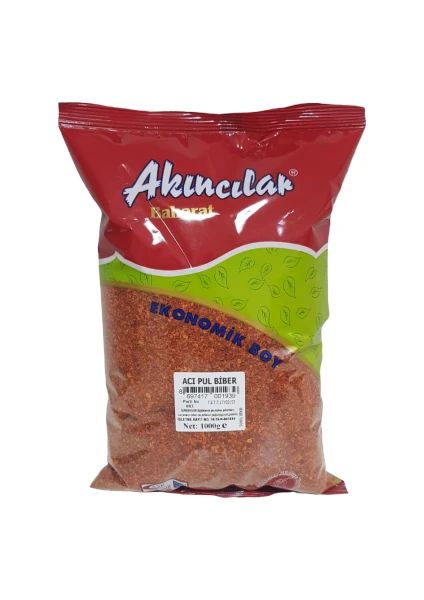 Akıncılar Baharat  Pul Biber Zehir Acı 1 kg