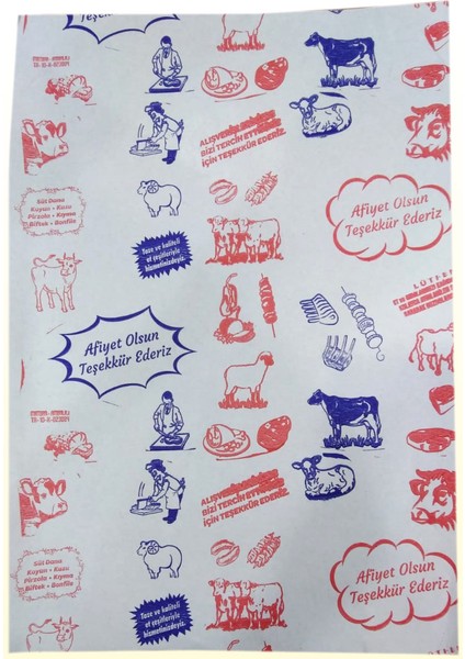 Kese Kağıçım 80 gr Lamineli Kasap Kağıdı 70X100 5 kg