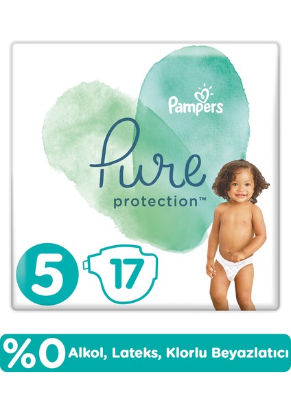 Pure Bebek Bezi 5 Beden 17 Adet