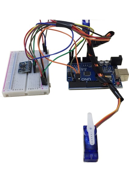 Arduino Ivme Sensörü ile Servo Motor Kontrol Projesi