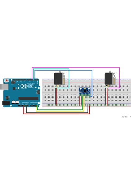 Arduino Ivme Sensörü ile Servo Motor Kontrol Projesi