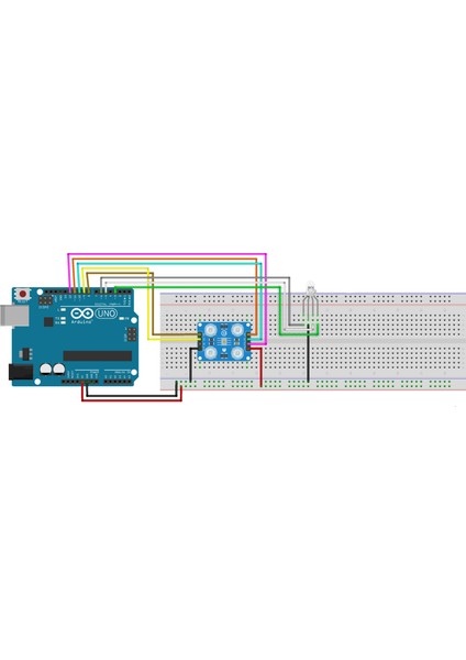 Arduino Renk Sensörü Ile Rgb LED De Renk Bulma Sistemi