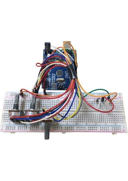 Arduino Potansiyometre ile Rgb LED De Renk Kontrol Sistemi