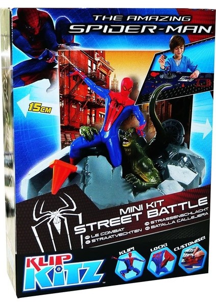 Klip Kitz Spider-Man Mini Kit Street Battle Maketi