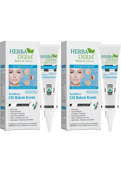 Herbaderm Arındırıcı Krem 55 ml 2'li Set