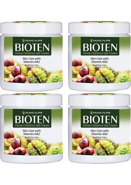Bioten At Kestanesi Masaj Jeli 4'lü 500 ml