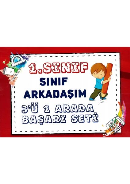 Açı Yayınları Sınıf Arkadaşım 1. Sınıf 3'ü 1 Arada Başarı Seti