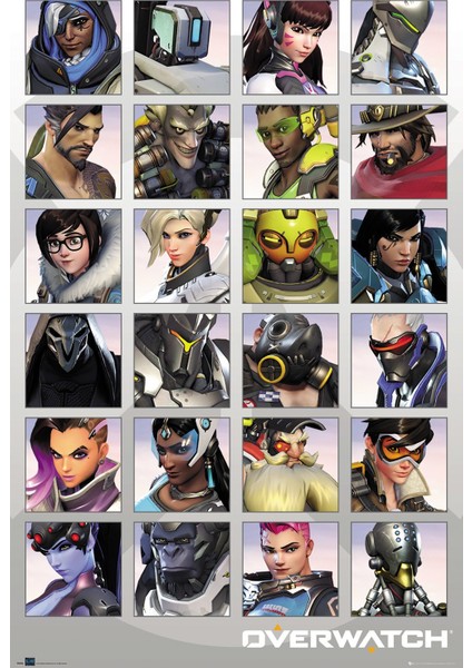 GB Eye Overwatch Characters Portraid  Maxi Poster