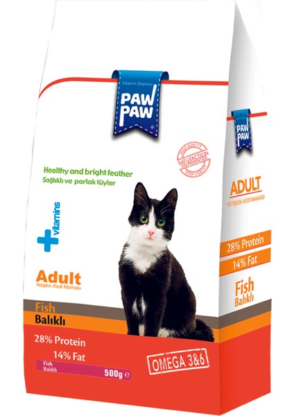 Balıklı Yetişkin Kedi Maması 500 g