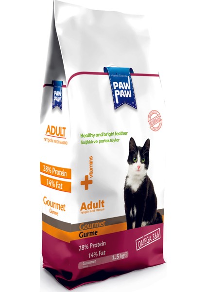 Gurme Yetişkin Kedi Maması 1;5 kg