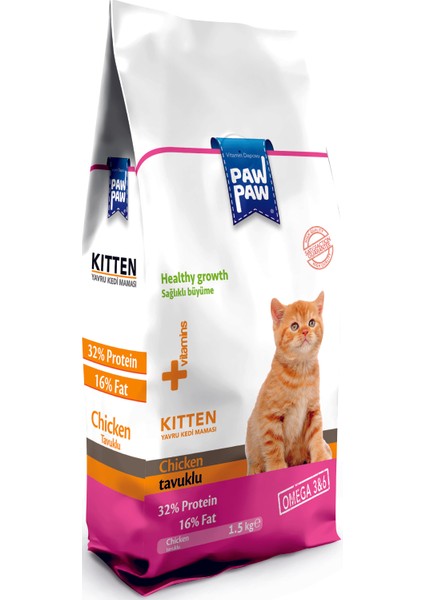 Tavuklu Yavru Kedi Maması 1;5 kg
