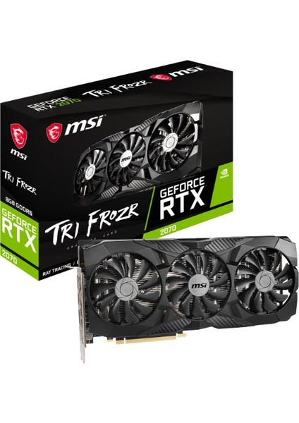 VGA GeForce RTX 2070 TRI FROZR 8GB 256Bit GDDR6 DX(12) PCI-E 3.0 Ekran Kartı