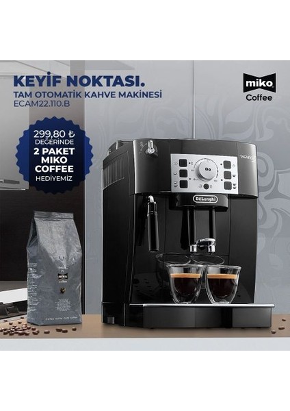 ECAM 22.110.B Otomatik Kahve Makinesi + Paket Kahve