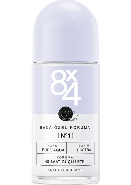 No.1 Pure Aqua Roll On Kadın Deodorant 50Ml