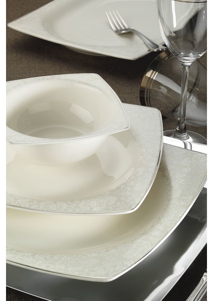 Bone Mare 68 Parça 12 Kişilik Yemek Takımı 9567